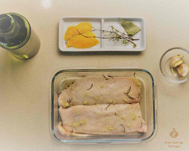 Magret de pato , ingredientes para slow cooker