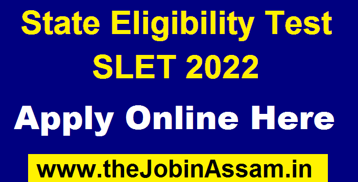 State Eligibility Test (SET) 2022
