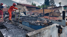 Ciloto membara, 3 Rumah Warga Hangus dilalap Sijago Merah, Kades Berharap Bupati Beri Bantuan