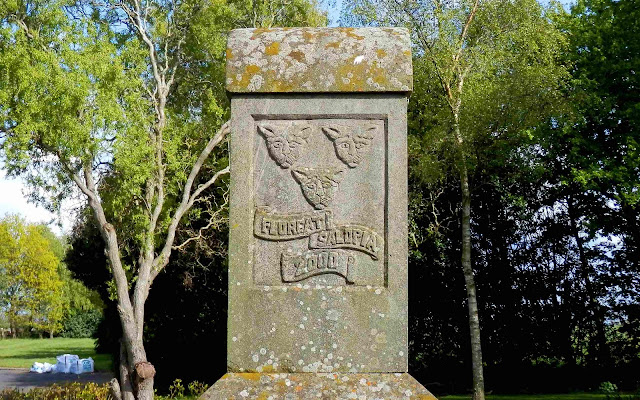 Monolith in Emstrey Crematorium