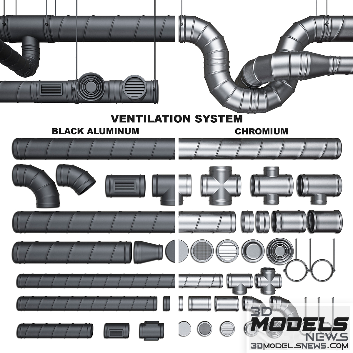 Ventilation system model 1
