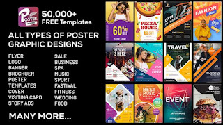 Poster Maker, Flyer, Banner Maker, Graphic Design (MOD free purchase,FREE)