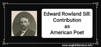 During his last thirty years, from his entrance to Yale in 1857 to his death in 1887, Edward Rowland Sill experienced American life in a variety of ways which were not exactly paralleled in the career of any of his contemporaries. He did not belong to any literary group.
