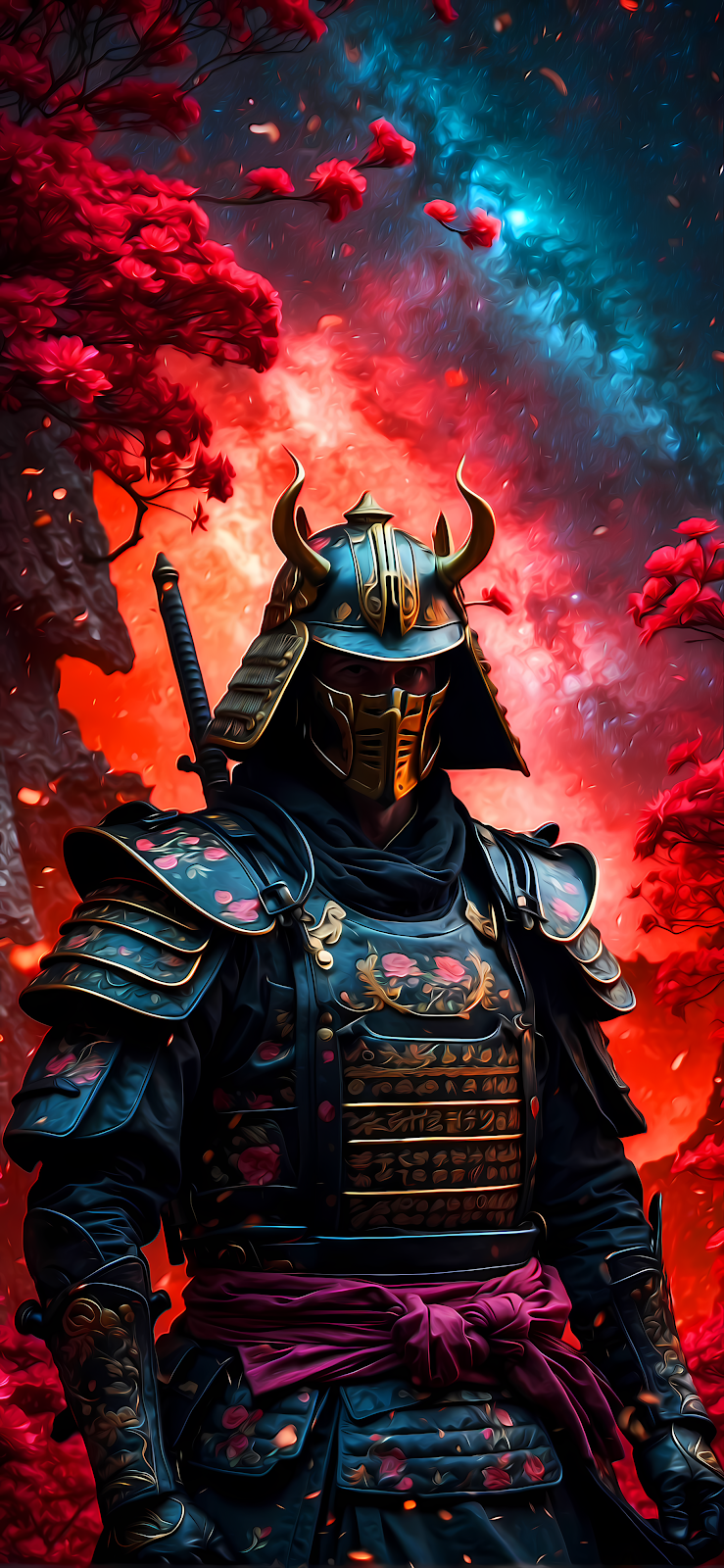 high resolution iphone background wallpaper of Samurai Warrior
