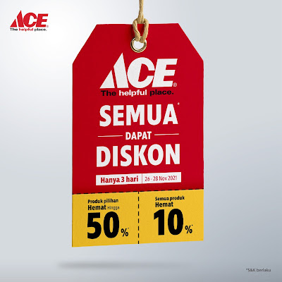 Promo ACE Hardware Bisa Hemat 10 % s.d 50% Untuk Produk PIlihan