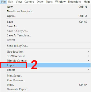 cach import file cad vao sketchup