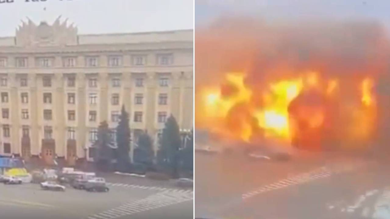 VIDEO IMPACTANTE: así fue el ataque con misil de Rusia en la ciudad de Járkov