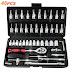 Cek Allefix Kunci Socket Wrench Pas Socket Set 1/4 Repair Tool 46 pcs- G-10028 di Shopee