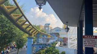 Skyrush Roller Coaster Brakes Hersheypark Amusement Park