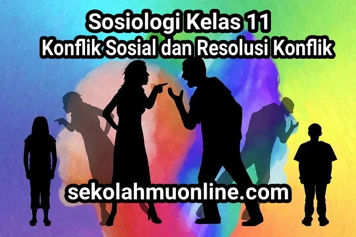 Soal Pilihan Ganda Sosiologi Kelas XI Bab 4 Konflik Sosial dan Resolusi Konflik ~ sekolahmuonline.com
