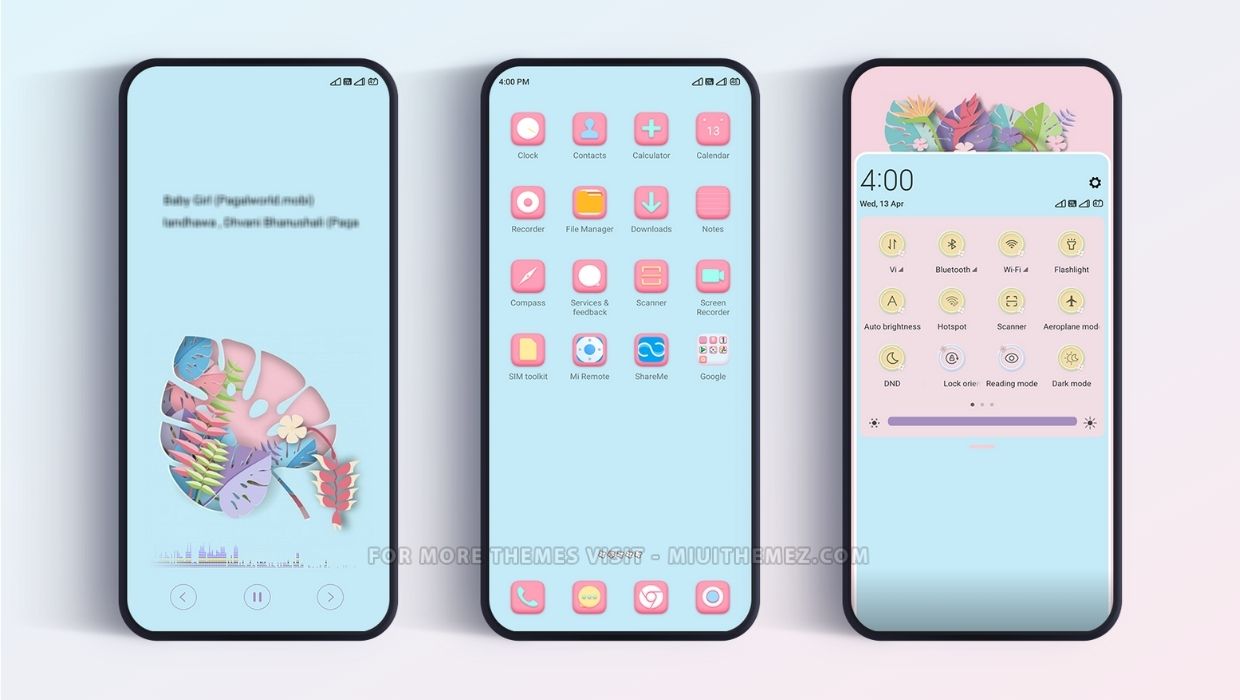 Pastel Leaf MIUI Theme