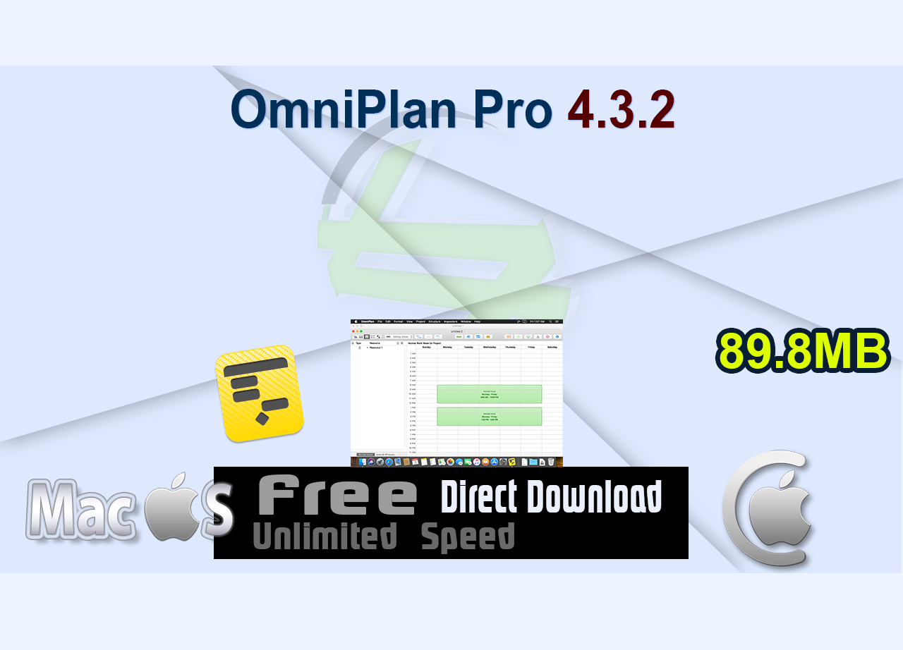 OmniPlan Pro 4.3.2