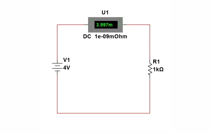 Pembuktian Hukum Ohm Menggunakan NI Multisim