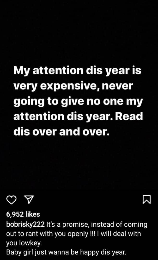 Instead of coming out to rant with you openly, I will deal you lowkey- Bobrisky shades Tonto Dikeh