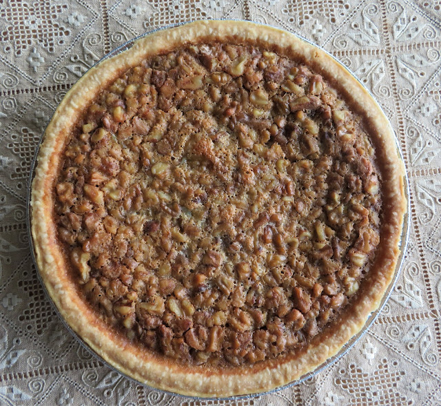 Maple Walnut Vinegar Pie