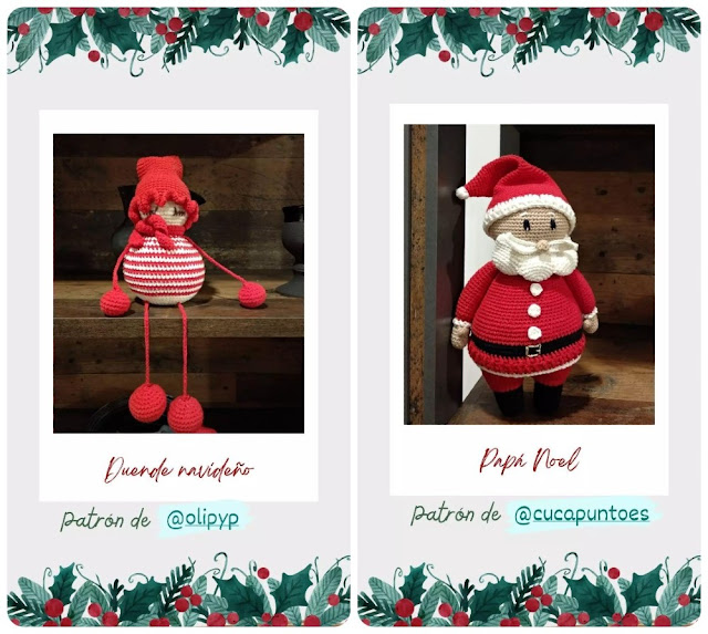 Con hilos, lanas y botones: Duende Navidad amigurumi (patrón Pitusas y Petetes)