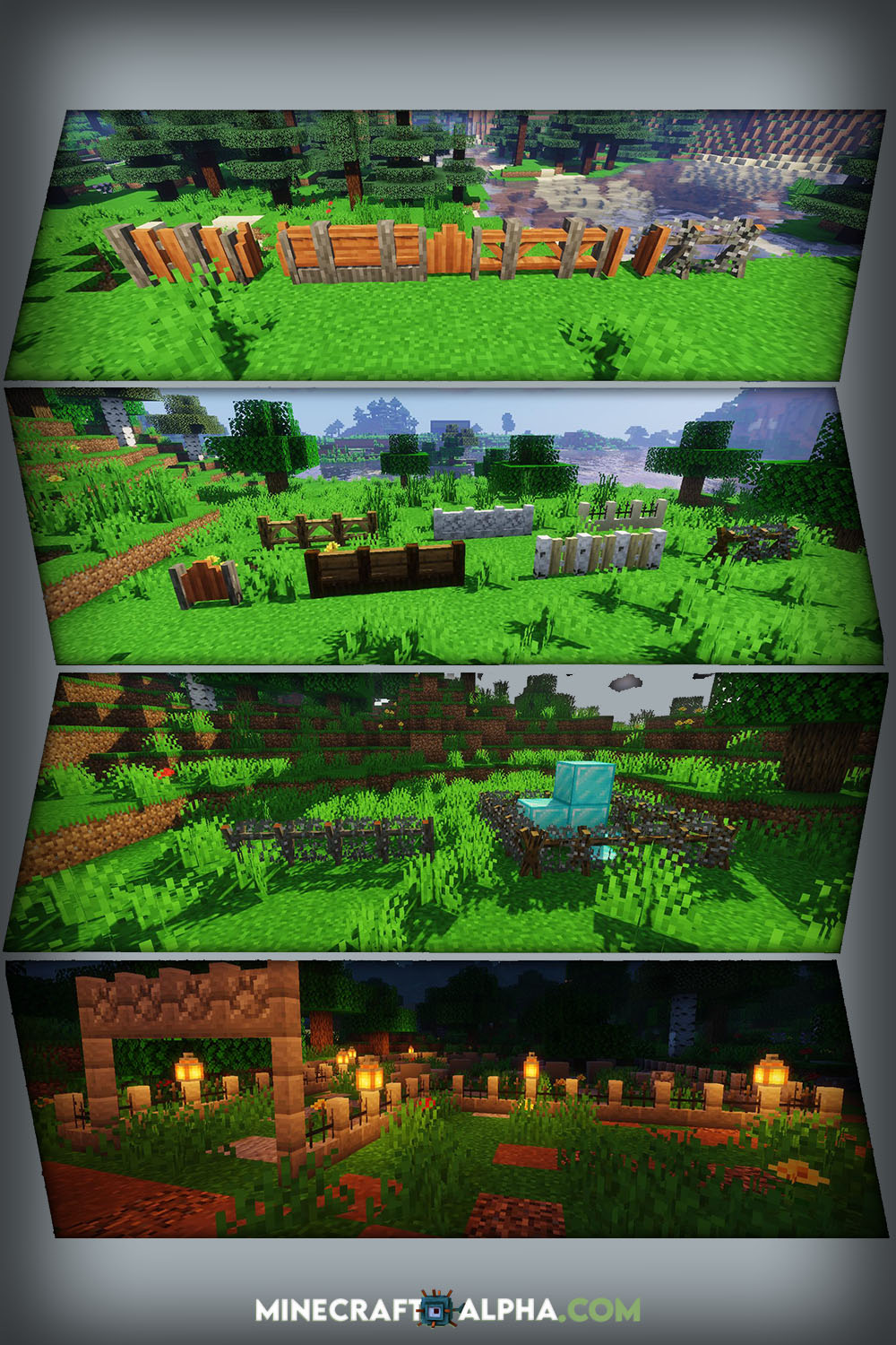 Macaw's Fences and Walls Mod 1.18.1, 1.17.1 (Decoration, Furniture)