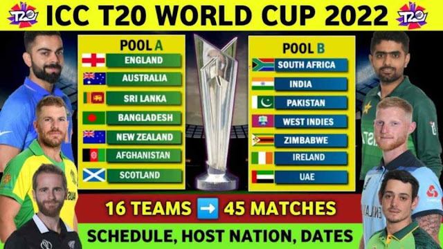 T20 World Cup 2022 Schedule Time Table Live Score And Match Details