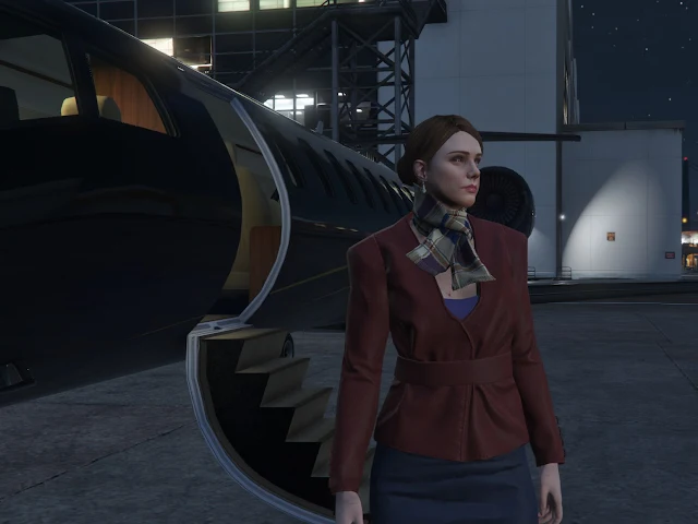 GTA 女角色航空服務員