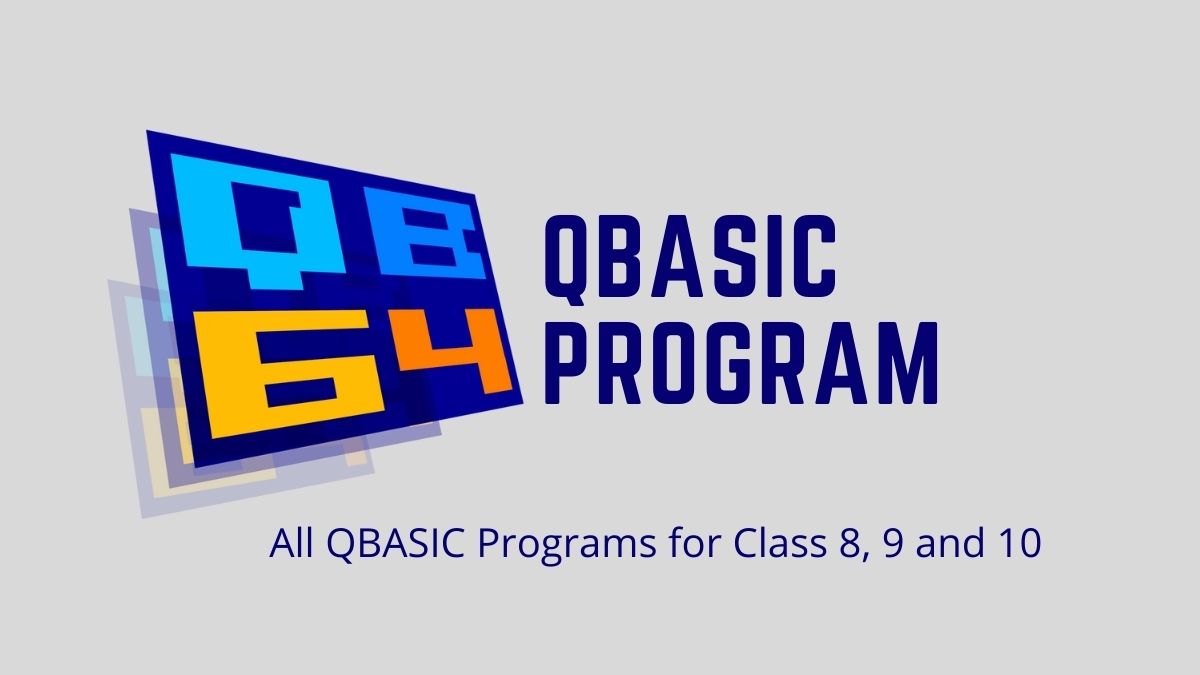 QBASIC Program