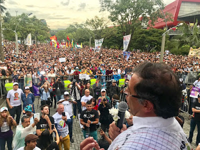 Gustavo Petro en Medellín