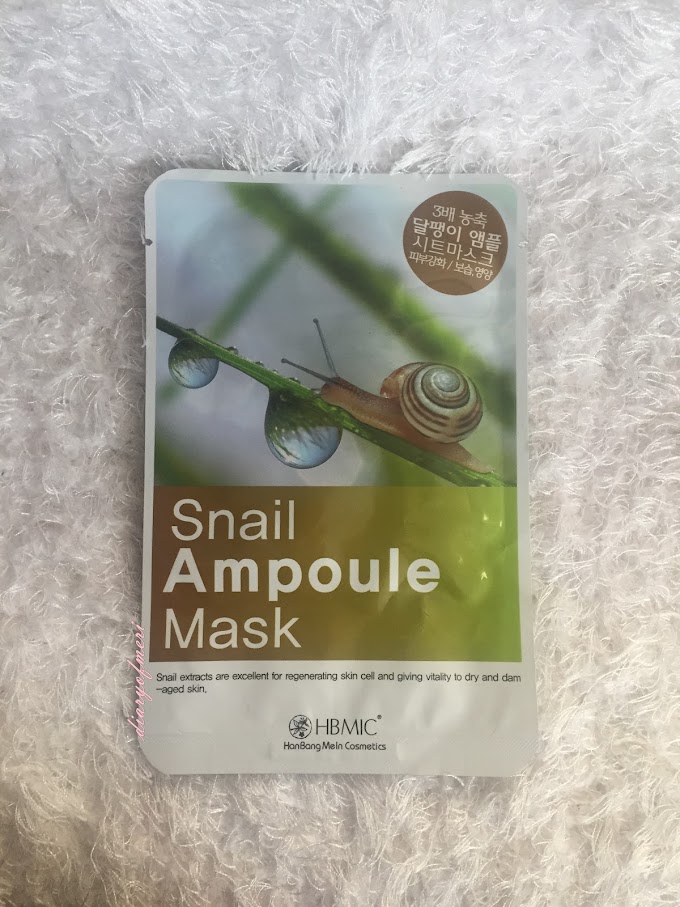 HANBANG MEIN COSMETICS (HBMIC) KAĞIT MASKELERİN İNCELEME YAZISI🐌