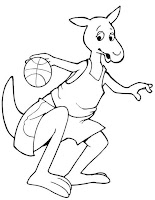 Kangooroo coloring pages