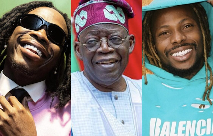 Twitter Erupts Due To Asake, Fireboy, & Others' Performance At Tinubu's Concert