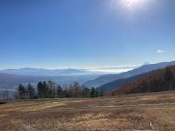 入笠山標高1955mより富士見町方面