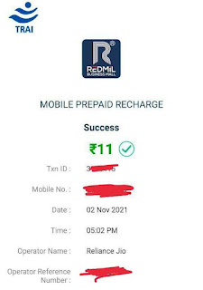 Redmil BusinessMall App Free Recharge