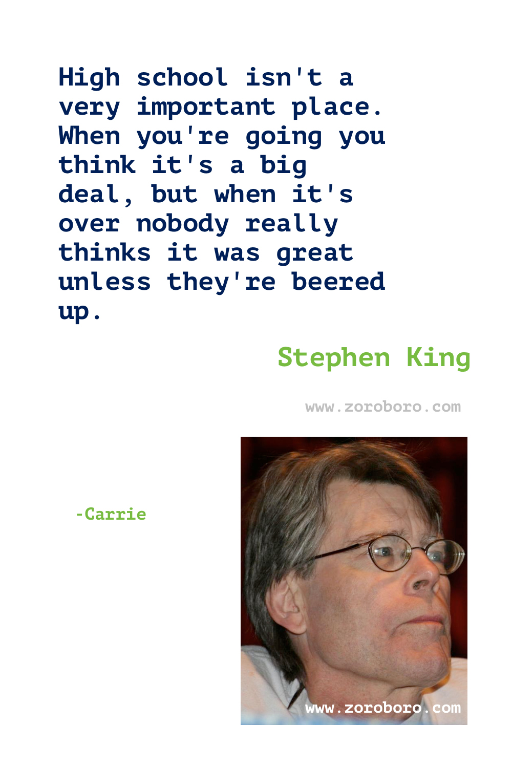 Stephen King Quotes. Stephen King Books Novels Quotes. Stephen King Movies. Stephen King Writing. Stephen King Inspirational Quotes    The Stand, The Shawshank Redemption, Pet Sematary 1989, Carrie 1976, The Green Mile, The Dark Tower & On Writing: A Memoir of the Craft Quotes