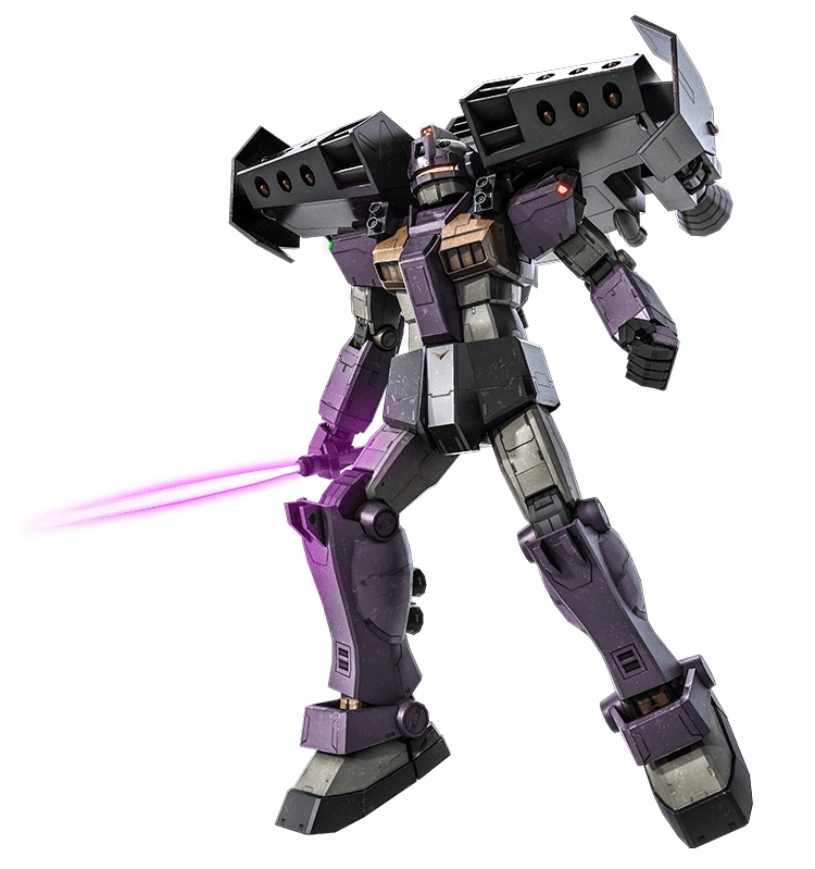 El RGM-79KC GM Intercept Custom como aparece en Mobile Suit Gundam: Battle Operation 2