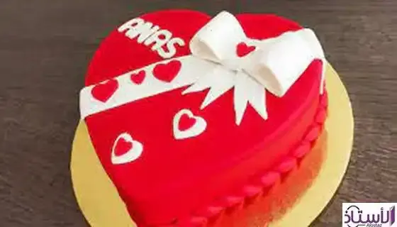 Heart-shaped-cake