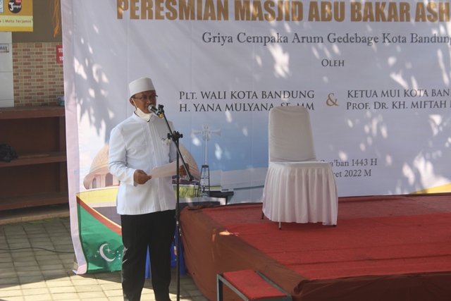 Peresmian Masjid Abu Bakar Ash-Shiddiq Bandung