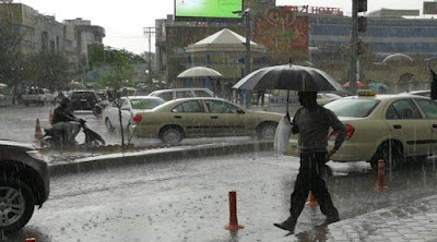الأنواء الجوية تعلن نسبة الأمطار الساقطة على البلاد وتتوقع المزيد في الأيام الأربعة المقبلة