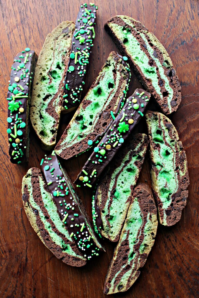 chocolate mint biscotti