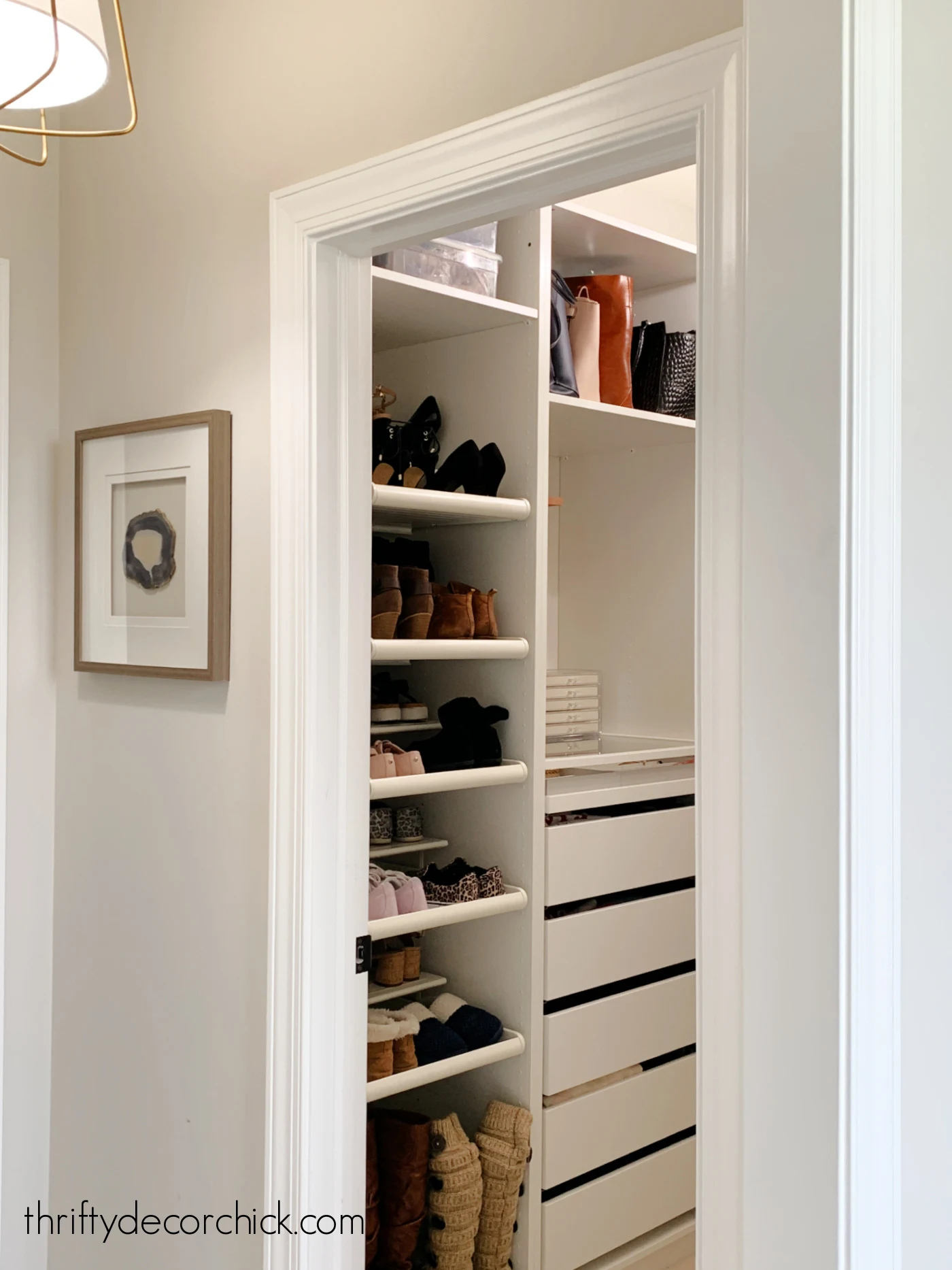 DIY Walk-in Closet Makeover Reveal! {With IKEA Pax Units