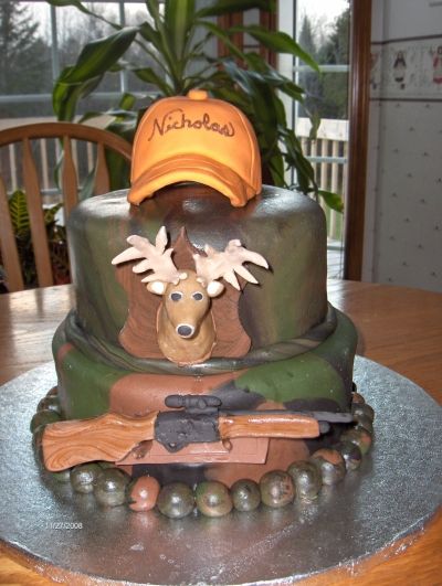 hunter birthday cake