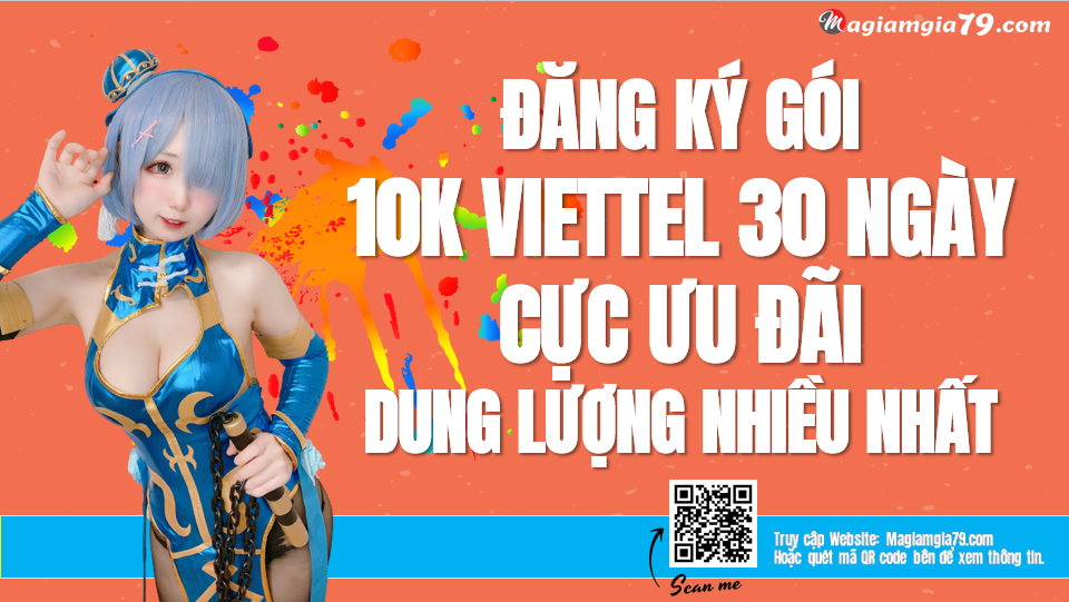 Đăng ký gói 10k Viettel 30 ngày, Gói 4G Viettel 10K