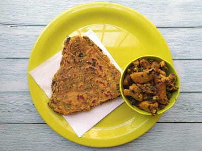 Methi Ka Paratha Recipe In Hindi