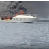 Se incendia embarcación panameña cerca de Bayahíbe y rescatan a sus 12 ocupantes.