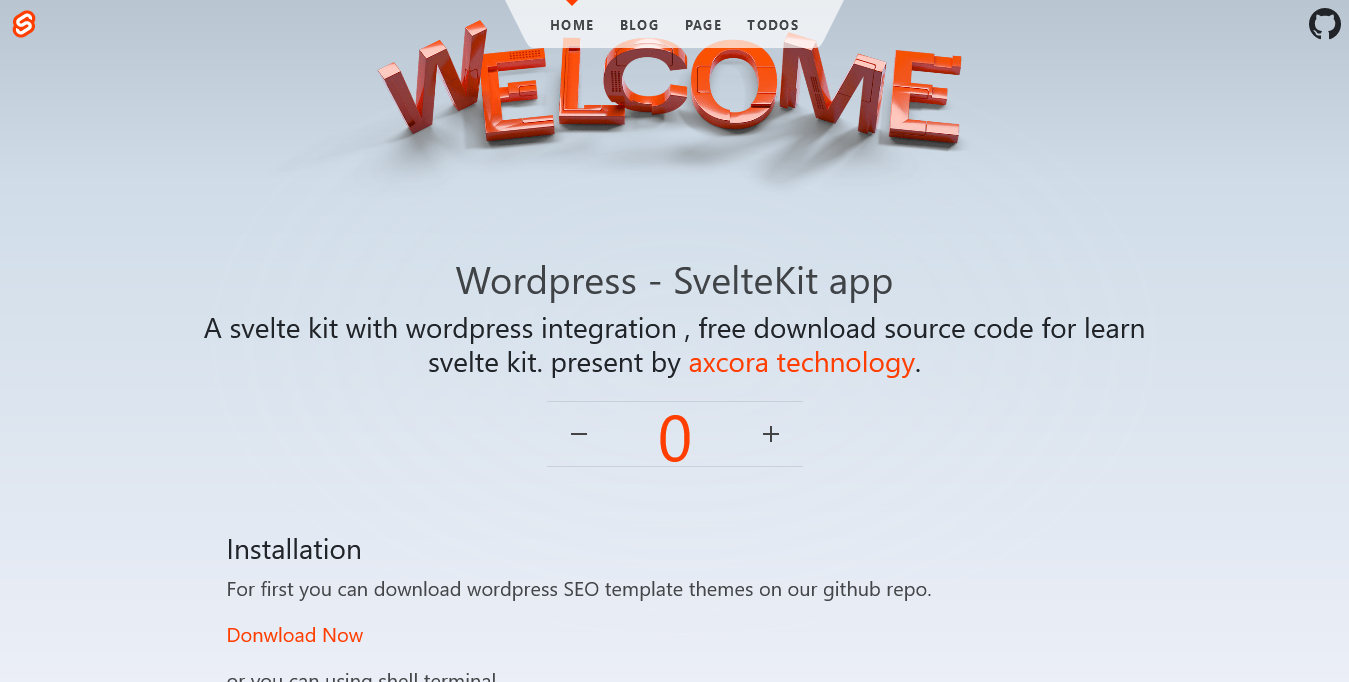 How to integrate API wordpress with sveltekit - built modern website + source code free download here.