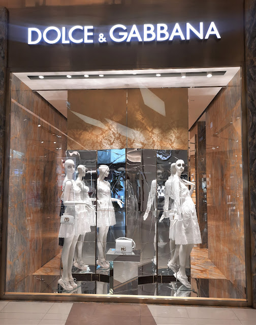 DOLCE & GABBANA windows at Siam Paragon in Bangkok Thailand