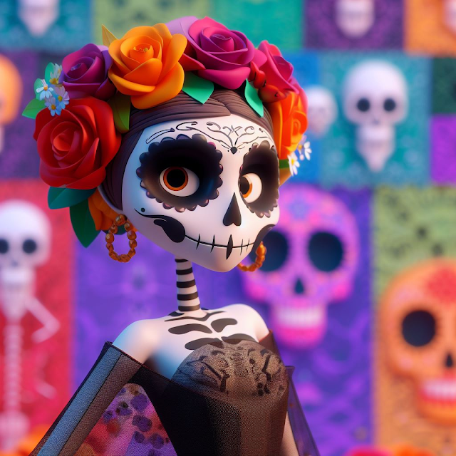 Maquillaje Sencillos e Impactantes de la Catrina