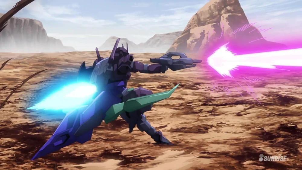 “Imagen de Core Gundam II Plus, un Gunpla que aparece en Gundam Build Metaverse.”