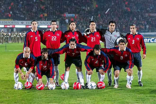 Formación de Chile ante Venezuela, Clasificatorias Alemania 2006, 8 de junio de 2005