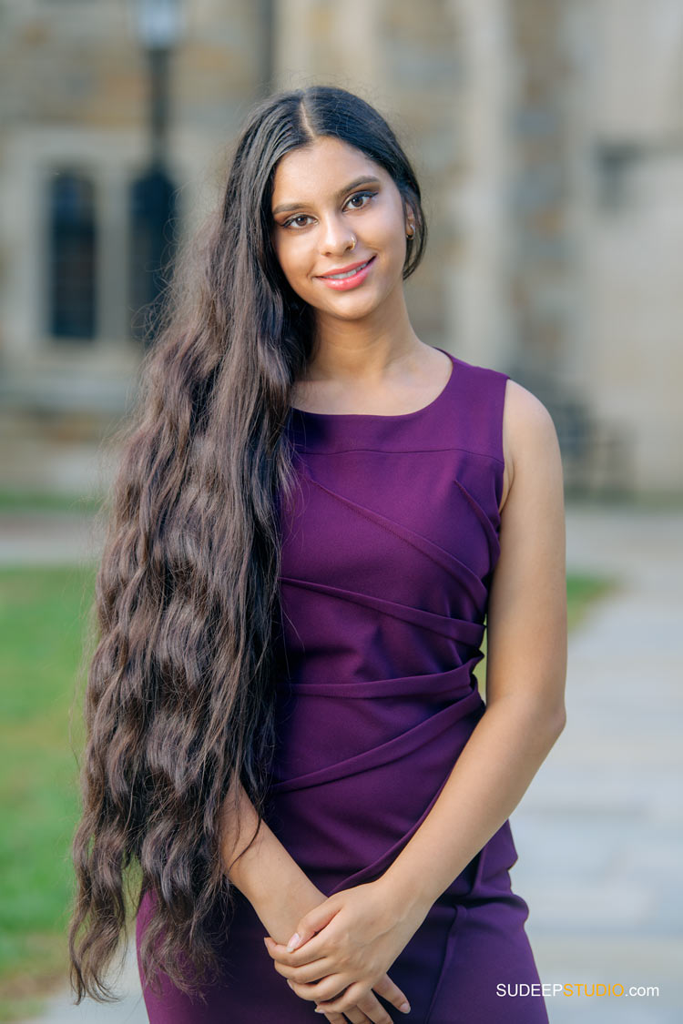 Senior Pictures for Indian Girl in Detroit Country Day High School by SudeepStudio.com Ann Arbor Senior Portrait Photographer