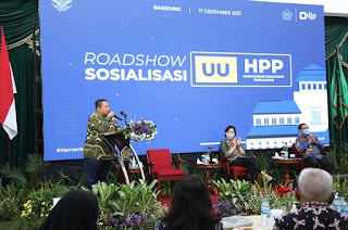 Acara sosialisasi UU HPP di Gedung Sate Bandung