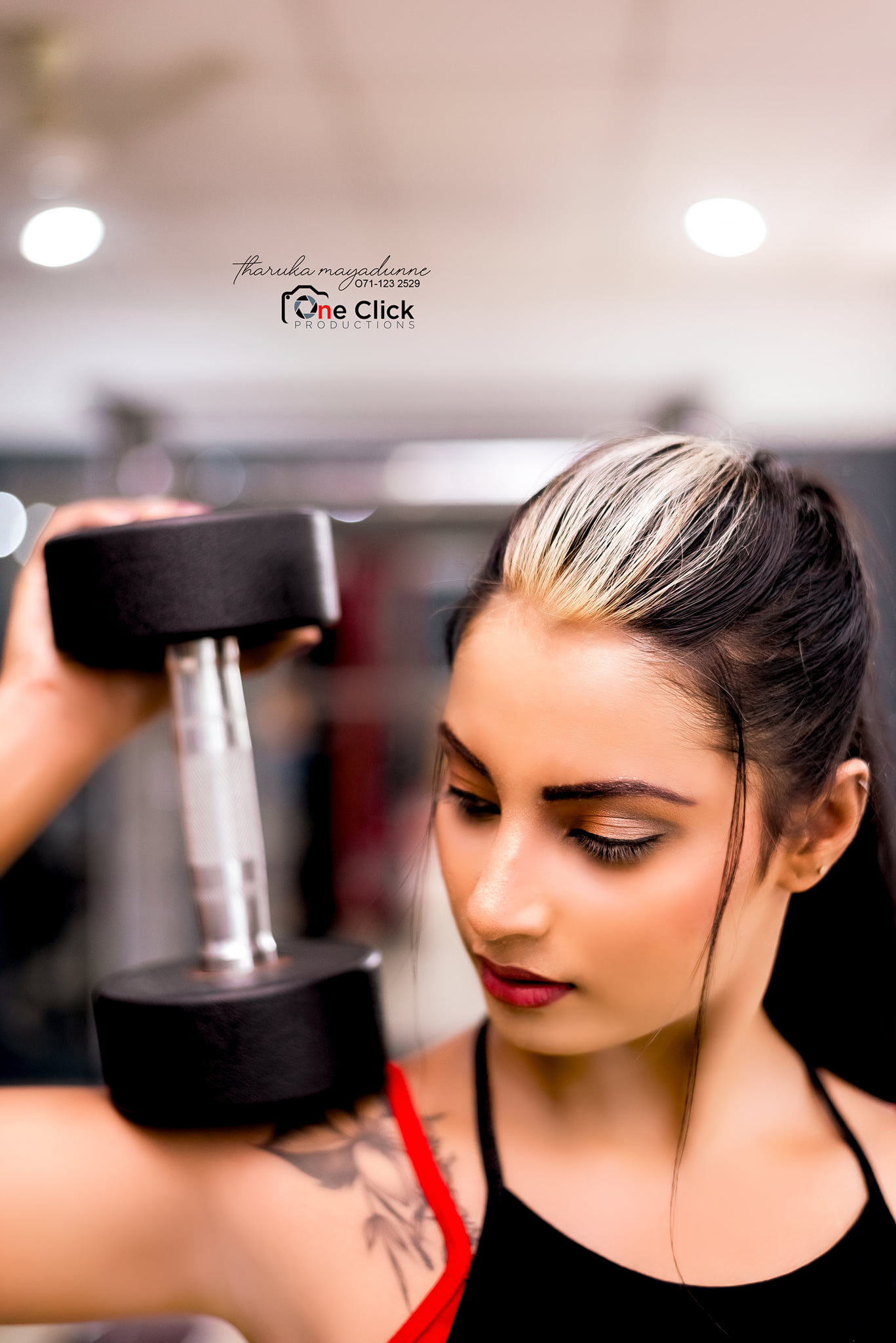 Venuka Kushi gym hot fitness model