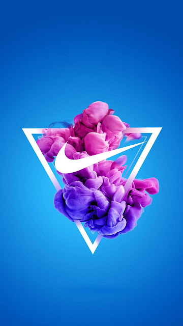 NIKE Colorful Smoke Wallpaper For Phone